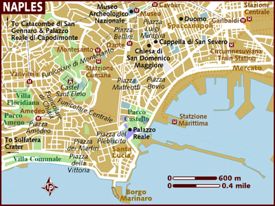 napoli tourisme carte